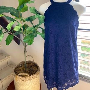 BCBGENERATION Blue Lace Dress